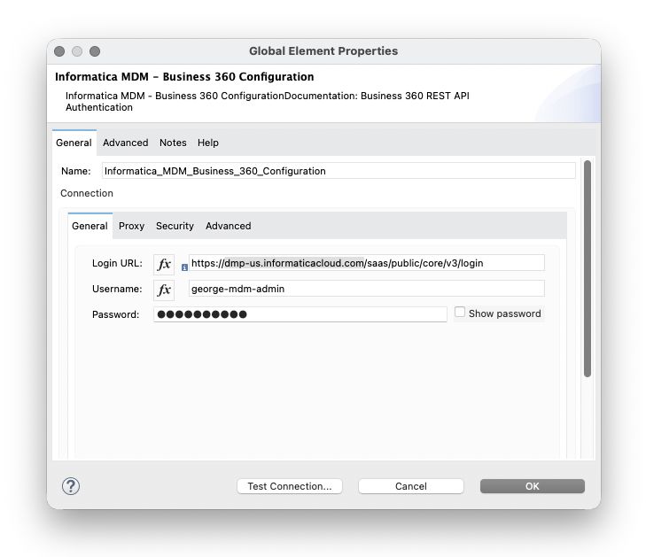 Global Element Properties — Informatica MDM Business 360 Configuration
